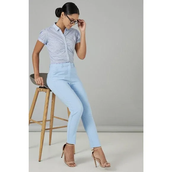 french blue dress pants Trend by Maxman 21183P Young Men's Dress Pants - Solid Gabardine main image 0
